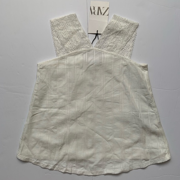 Zara Kids  Embroidered Halter Top - Picture 1 of 5
